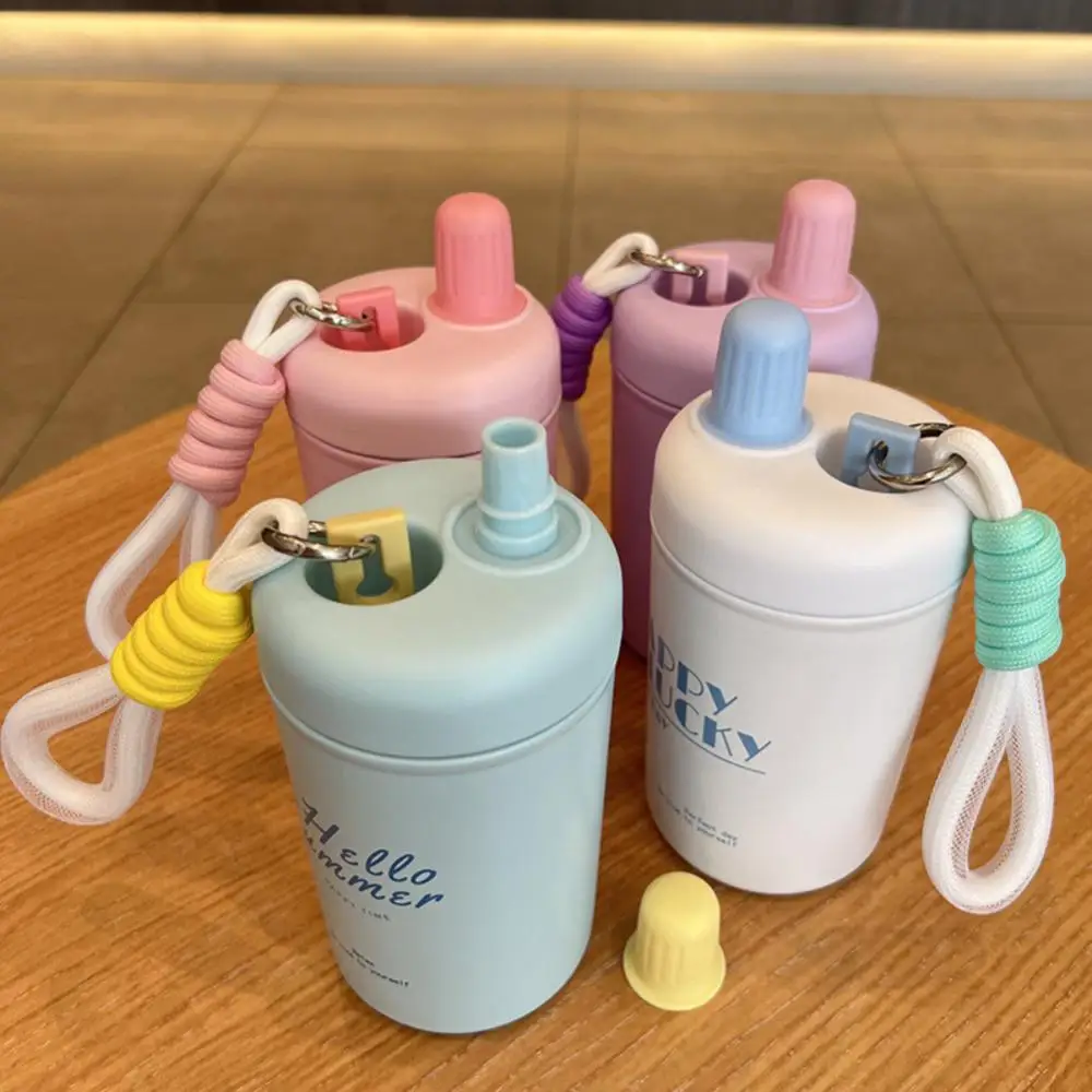 Water Bottle Vacuum Cup Stainless Steel Portable Thermos Mug 400ml With Thermal Insulation Straw Straight Cup
Water Bottle Vacuum Cup Stainless Steel Portable Thermos Mug 400ml With Thermal Insulation Straw Straight Cup