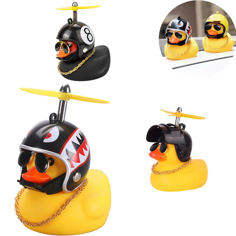 Car Duck With Helmet Broken Wind Pendant Small Yellow Duck Road Bike Motor Helmet Riding Cycling Accessories Without Lights
Car Duck With Helmet Broken Wind Pendant Small Yellow Duck Road Bike Motor Helmet Riding Cycling Accessories Without Lights