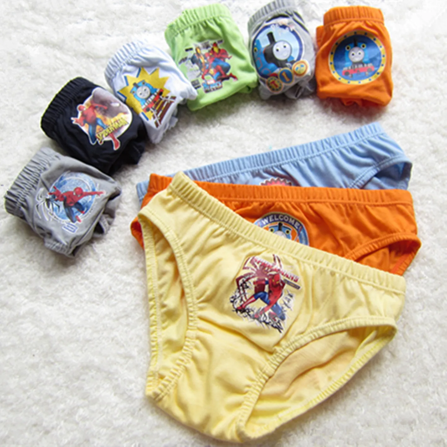 12 Pairs of Underwear, Cartoon Cotton Briefs, Solid Color Underwear, Moisture Wicking Pants
12 Pairs of Underwear, Cartoon Cotton Briefs, Solid Color Underwear, Moisture Wicking Pants