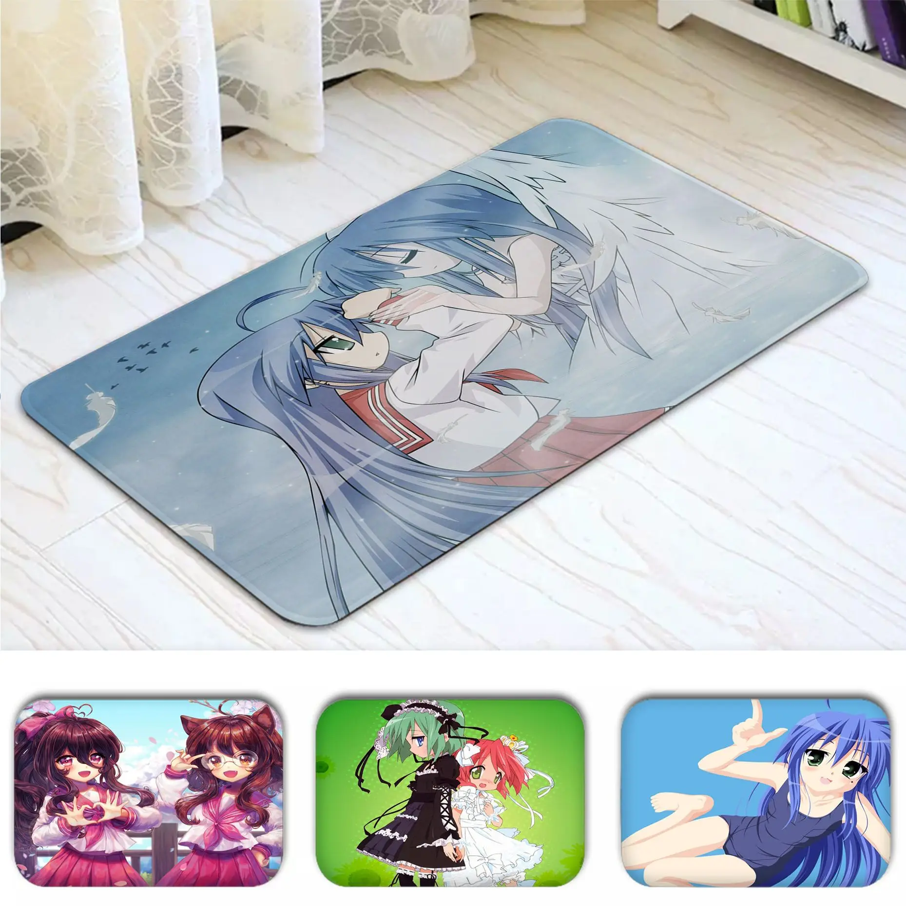 Lucky Star Izumi Konata Bathroom Mat Non-Slip Laundry Room Mat Laundry Decor Balcony Child Living Room Hotel Decor Mat
Lucky Star Izumi Konata Bathroom Mat Non-Slip Laundry Room Mat Laundry Decor Balcony Child Living Room Hotel Decor Mat