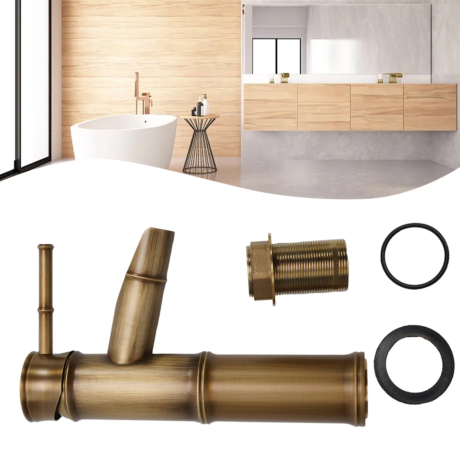 Durable Basin Faucet Bathroom Bamboo Shape Faucet Deck Mounted Hot And Cold Water Kitchen Mixer Tap Single Handle
Durable Basin Faucet Bathroom Bamboo Shape Faucet Deck Mounted Hot And Cold Water Kitchen Mixer Tap Single Handle