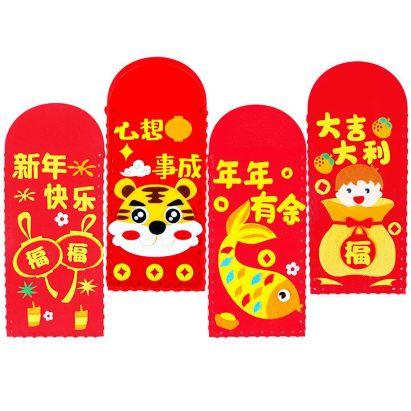4 шт., конверты С Рисунком Тигра для китайского весеннего фестиваля
4 шт., конверты С Рисунком Тигра для китайского весеннего фестиваля