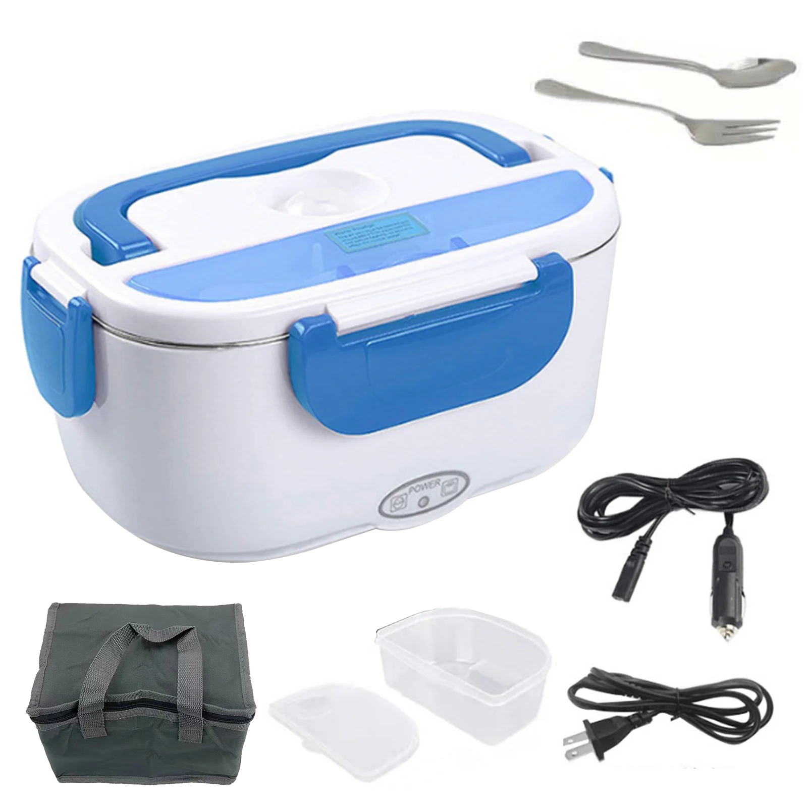 1L Leak Proof Stainless Steel Container Adults Fork Spoon 220V 12V 24V 40W Fast Heating Thermal Bag Electric Lunch Box Car Truck
1L Leak Proof Stainless Steel Container Adults Fork Spoon 220V 12V 24V 40W Fast Heating Thermal Bag Electric Lunch Box Car Truck