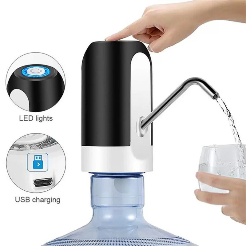 2023 NEW Universal Electric Pump For Gallon With USB Charging Bottle Gallon Water Pump Pure Water Mineral Water Automatic Pump
2023 NEW Universal Electric Pump For Gallon With USB Charging Bottle Gallon Water Pump Pure Water Mineral Water Automatic Pump
