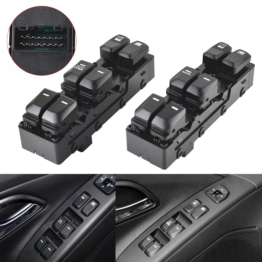 For Hyundai IX35 2010-2015 Left Hand Driver Power Master Window Switch Button 93570-2S150 93570-2Z000 93570-2S010
For Hyundai IX35 2010-2015 Left Hand Driver Power Master Window Switch Button 93570-2S150 93570-2Z000 93570-2S010