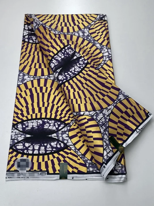 2023 African Golden Wax Print Fabric 100% Cotton High Quality Ankara Tissu Pagne Wax Fabric African Real Nigerial Fabric 6yards
2023 African Golden Wax Print Fabric 100% Cotton High Quality Ankara Tissu Pagne Wax Fabric African Real Nigerial Fabric 6yards