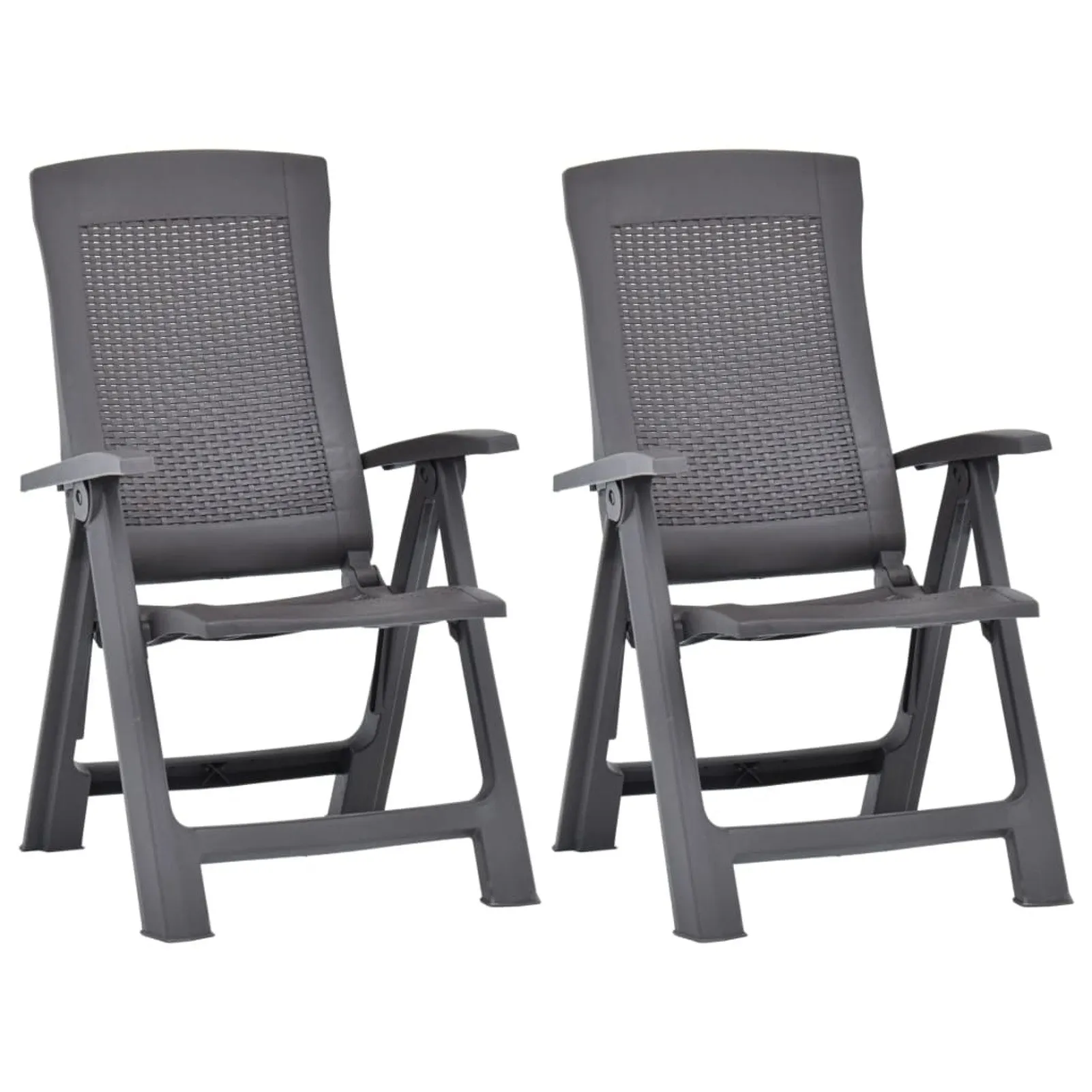 Garden Reclining Chairs 2 pcs Plastic Mocca
Garden Reclining Chairs 2 pcs Plastic Mocca