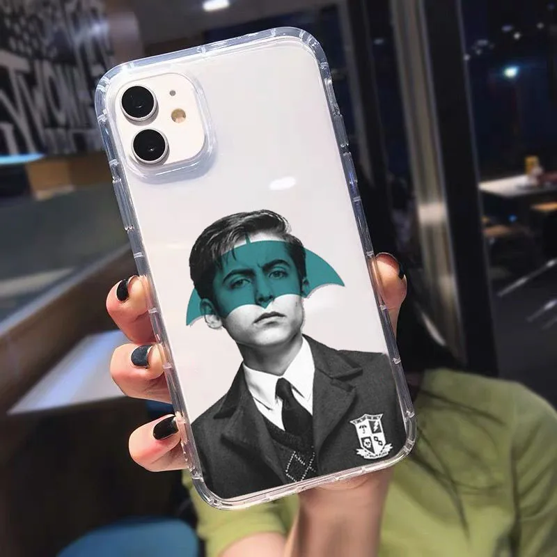 Чехол для телефона GYKZ Cartoon The Umbrella Academy для iPhone 14 13 12 11 Pro 7 XS MAX X SE2 XR 8 14Plus Soft Silicone Fundas on.