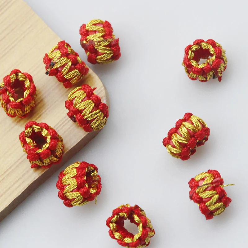 15PCS 7mm gold rope buckle head loop knot Braided buckle tassel cap gasket head bracelet necklace DIY jewelry making accessori
15PCS 7mm gold rope buckle head loop knot Braided buckle tassel cap gasket head bracelet necklace DIY jewelry making accessori