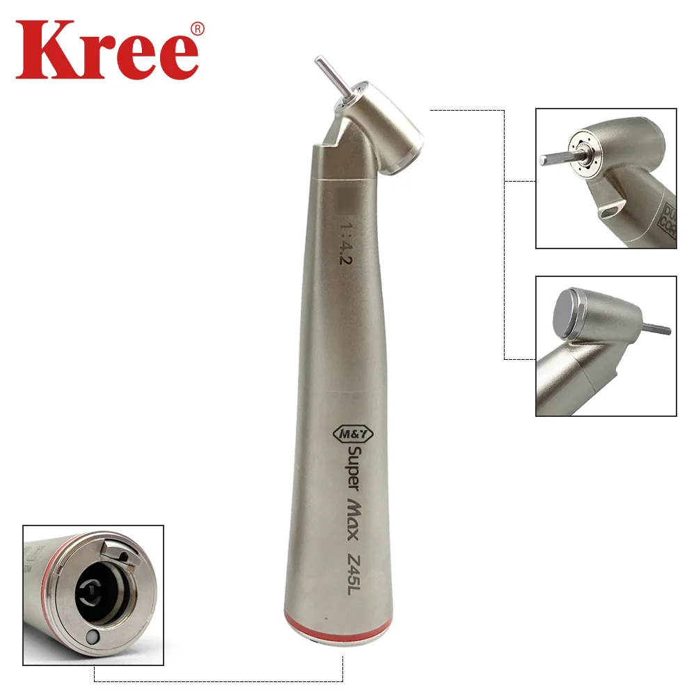M&Y 1:4.2 Surgical 25,000LUX Fiber Optic external water Dental Contra Angle FIT Max Z45L
M&Y 1:4.2 Surgical 25,000LUX Fiber Optic external water Dental Contra Angle FIT Max Z45L