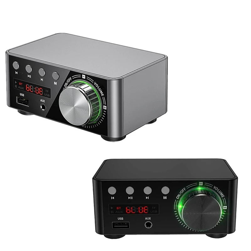 Mini Audio Hifi Bluetooth 5.0 Power Class D Amplifier Tpa3116 Digital Amp 50Wx2 Home Audio Car Marine USB/AUX IN
Mini Audio Hifi Bluetooth 5.0 Power Class D Amplifier Tpa3116 Digital Amp 50Wx2 Home Audio Car Marine USB/AUX IN