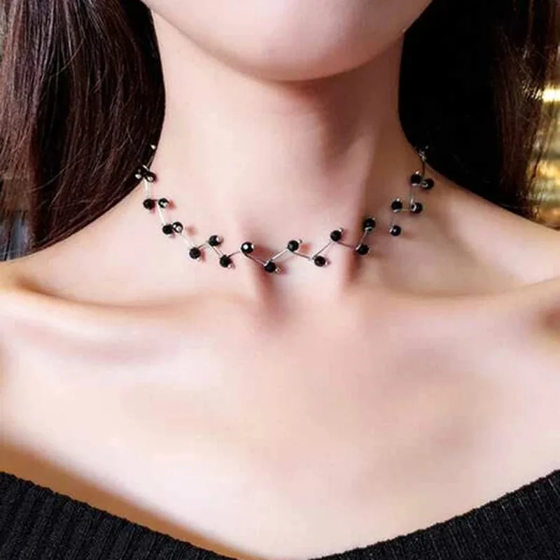 Design Necklace Women Water Drill Collarbone Chain Necklace Fashion Accessories Luxury Single-layer Geometry Monolayer Necklace
Design Necklace Women Water Drill Collarbone Chain Necklace Fashion Accessories Luxury Single-layer Geometry Monolayer Necklace