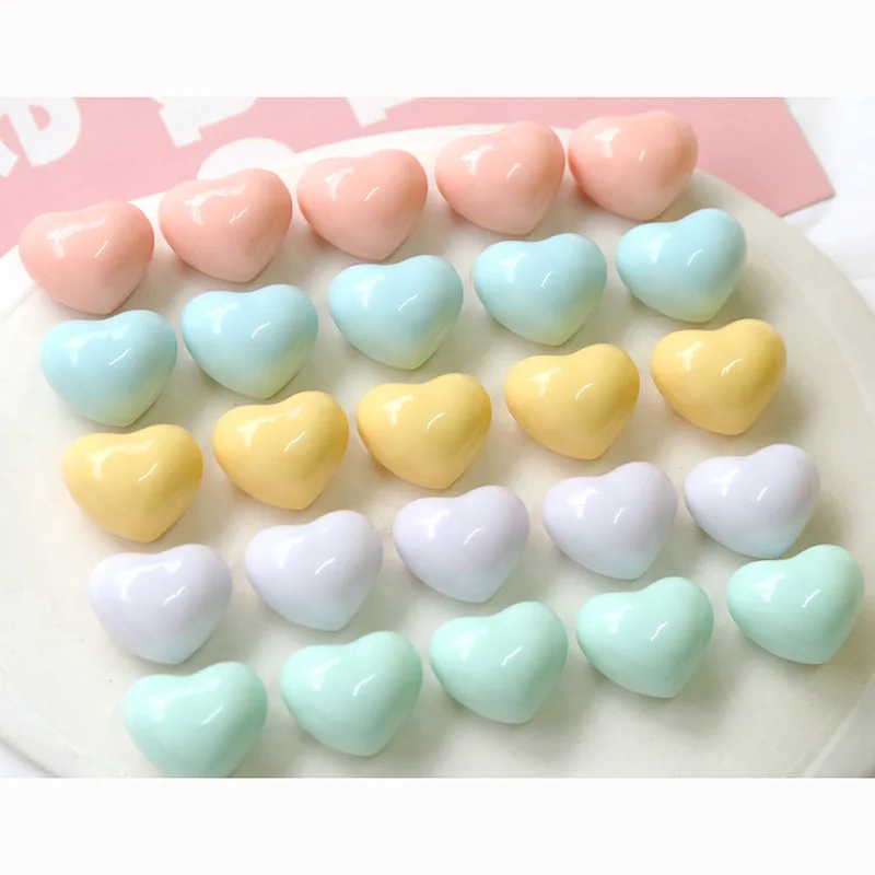 20pcs Resin Macarons Colorful Hearts 19mm Flat Back Resin Cabochons For DIY Jewelry Findings Shiny Geometric Resin Buttons
20pcs Resin Macarons Colorful Hearts 19mm Flat Back Resin Cabochons For DIY Jewelry Findings Shiny Geometric Resin Buttons