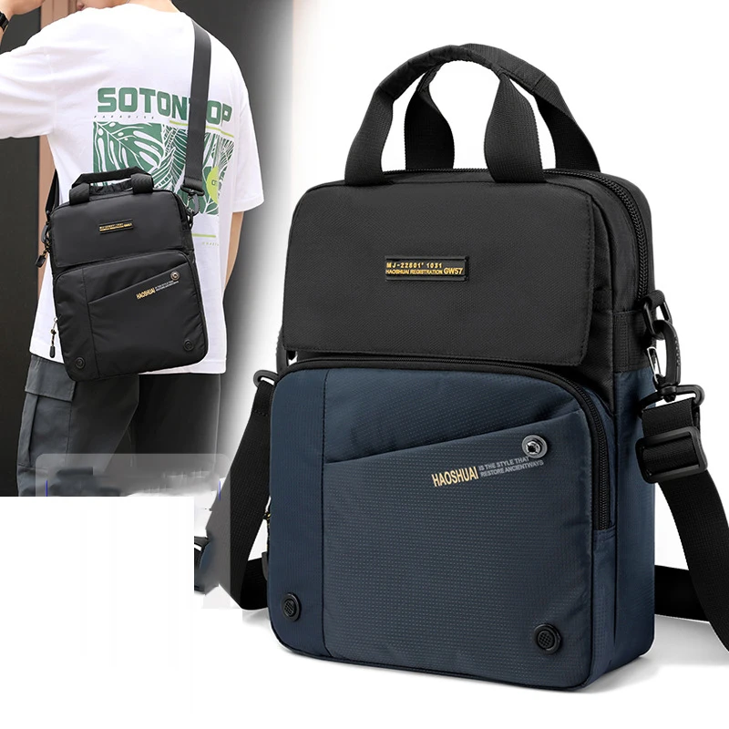 Men Cross Body Shoulder Sling Bag Handbag Military Briefcase Waterproof Nylon Male Military Top Handle Single Messenger Bags
Men Cross Body Shoulder Sling Bag Handbag Military Briefcase Waterproof Nylon Male Military Top Handle Single Messenger Bags