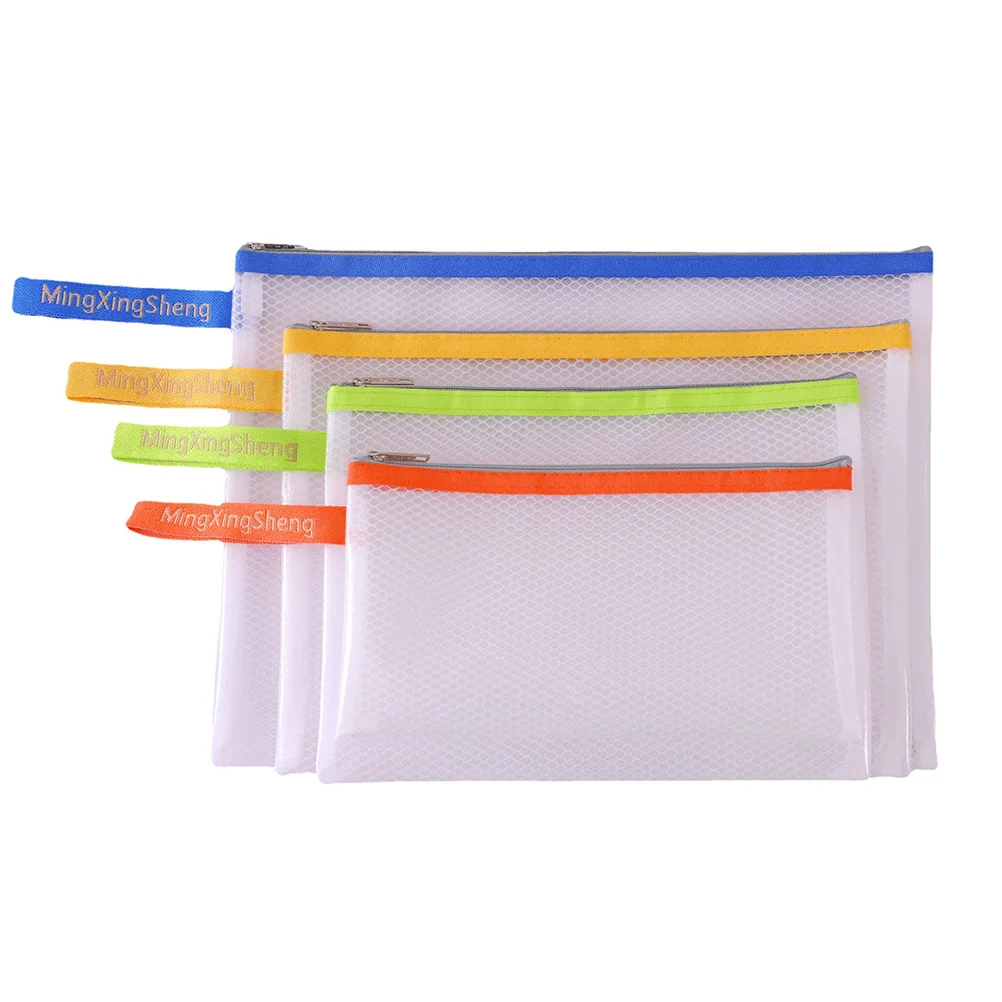4Pcs Bag Office Supplies Paper Bills Organizer Zipper Receipt Pouches Stationery Storage Bag for Home Students Protection School
4Pcs Bag Office Supplies Paper Bills Organizer Zipper Receipt Pouches Stationery Storage Bag for Home Students Protection School