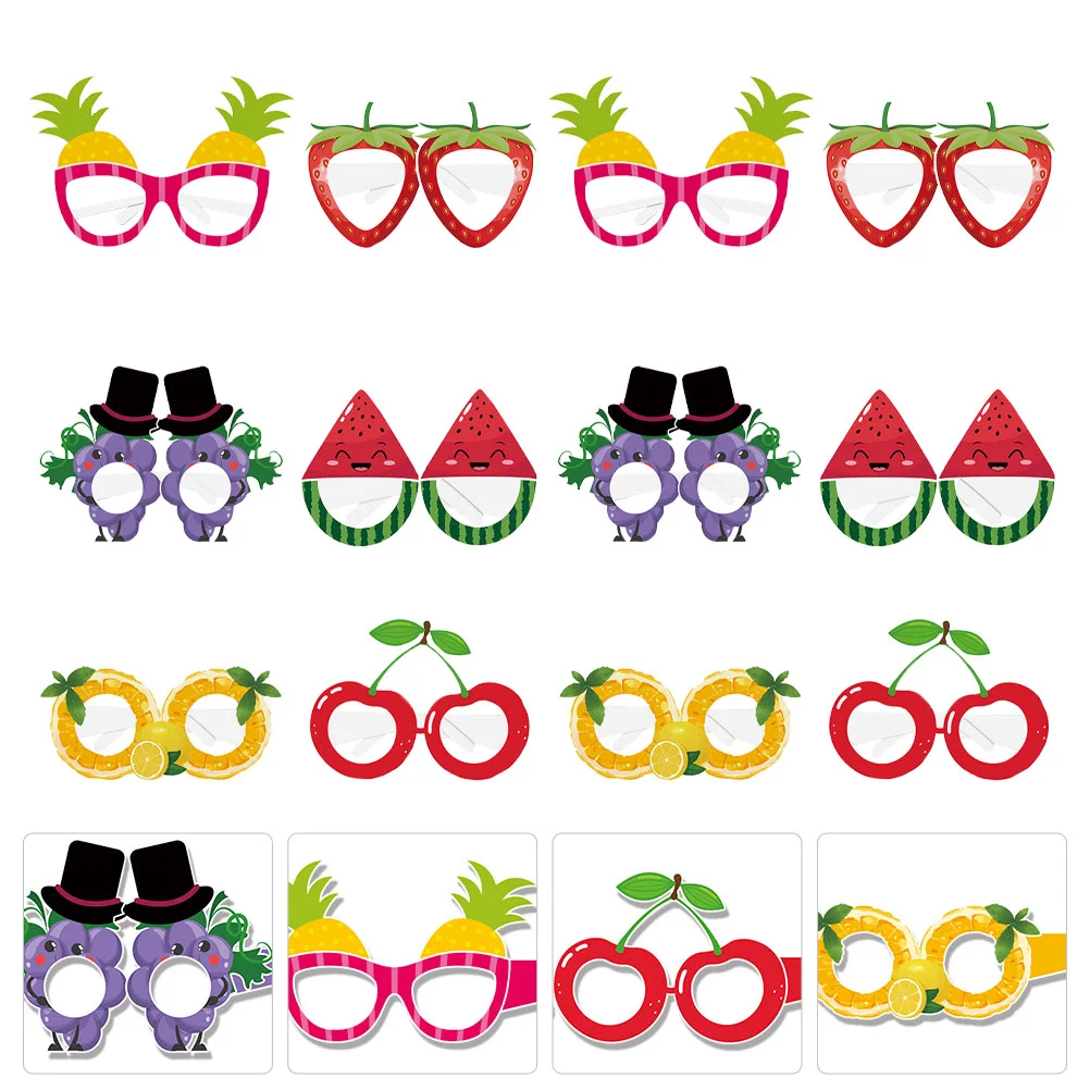 24Pcs Glasses Decorative Paper Glasses Summer Party Favors Fruit Pattern Eyeglasses Kids Glasses Ornament for Home Decor School
24Pcs Glasses Decorative Paper Glasses Summer Party Favors Fruit Pattern Eyeglasses Kids Glasses Ornament for Home Decor School