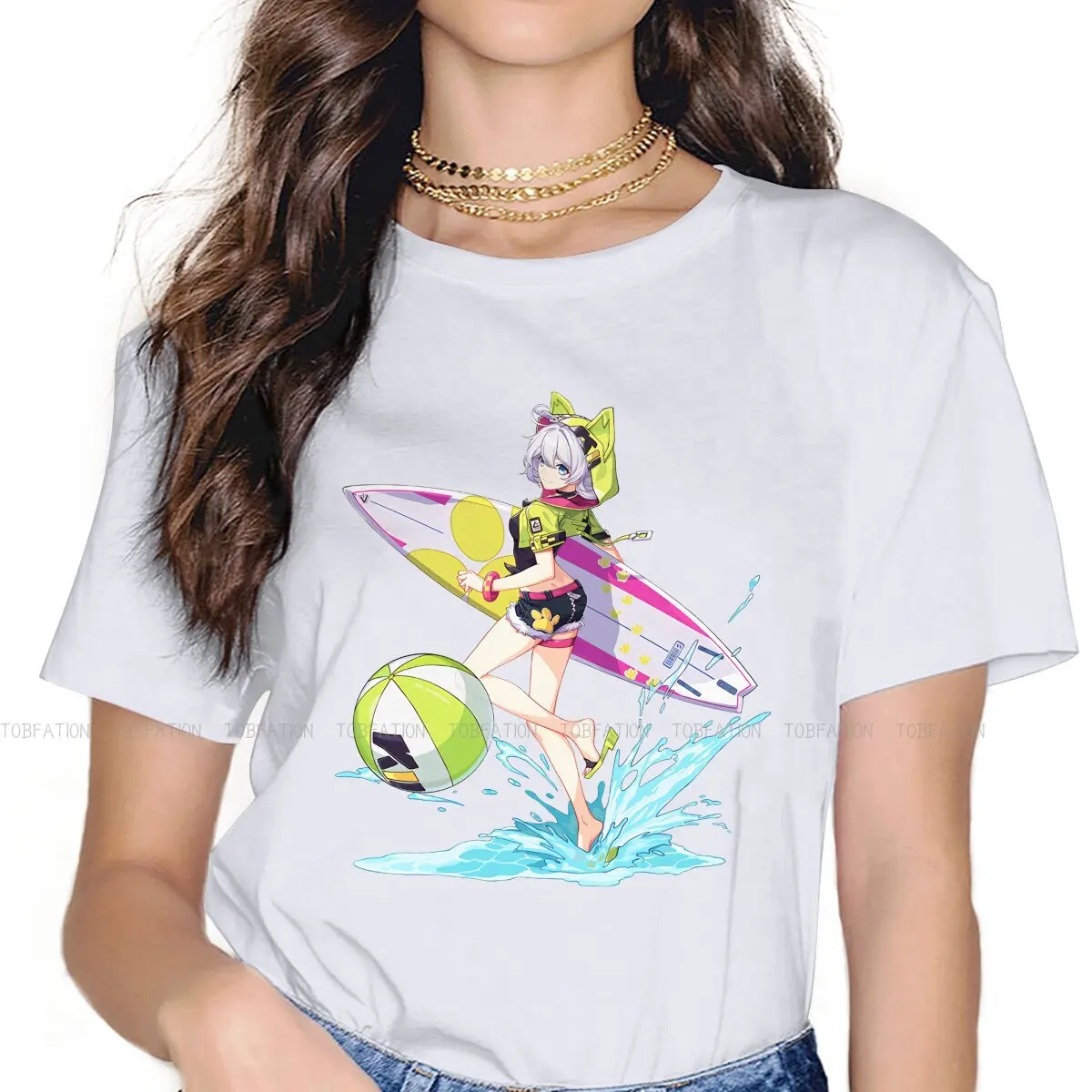 Honkai Star Rail Game Girls T Shirt Summer Surf Female Tops Harajuku Funny Tees Ladies 4XL Oversized Tshirt
Honkai Star Rail Game Girls T Shirt Summer Surf Female Tops Harajuku Funny Tees Ladies 4XL Oversized Tshirt