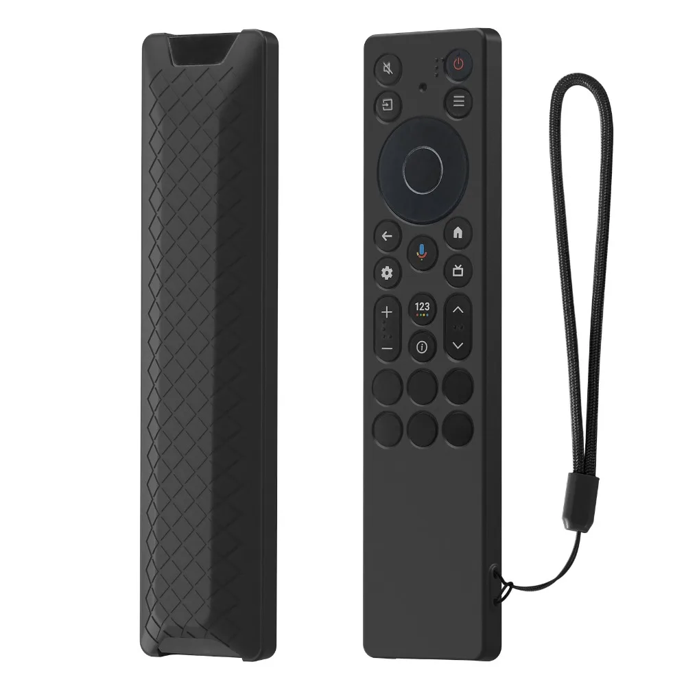 Силиконовый чехол для пульта TCL RC923A/RC813A 
Силиконовый чехол для пульта TCL RC923A/RC813A