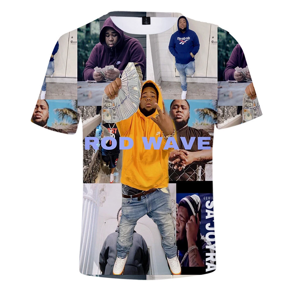 Футболка Rapper Rod Wave для мужчин и женщин, модные футболки большого размера, детские топы в стиле хип-хоп, футболка с 3d принтом удочки, Мужская футболка
Футболка Rapper Rod Wave для мужчин и женщин, модные футболки большого размера, детские топы в стиле хип-хоп, футболка с 3d принтом удочки, Мужская футболка