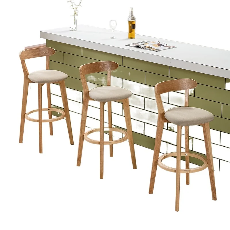 Solid Wood Living Room Hotel High Bar Stools Household Balcony Back Bar Chairs Front Desk Restaurant High Furniture HY50CT
Solid Wood Living Room Hotel High Bar Stools Household Balcony Back Bar Chairs Front Desk Restaurant High Furniture HY50CT