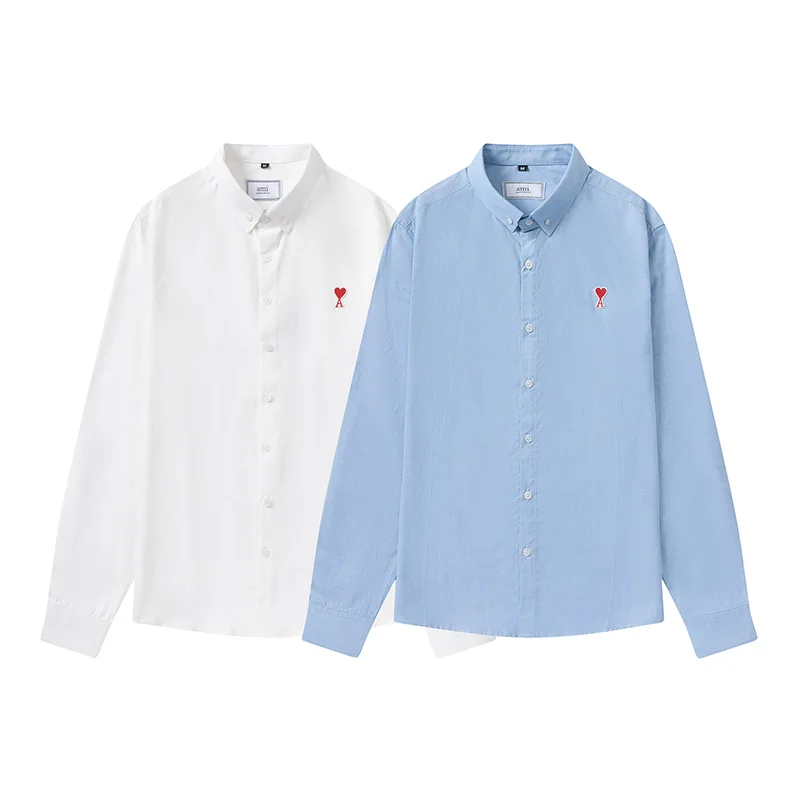 2022 hot love logo love embroidery striped shirt long-sleeved men and women casual couples with the same trend
2022 hot love logo love embroidery striped shirt long-sleeved men and women casual couples with the same trend