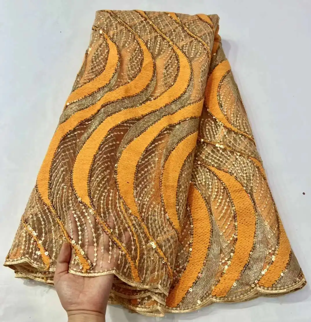 High Quality Sequin French Tulle African Lace Fabric 2022 Nigerian Lace Fabrics Embroidery Mesh Lace Fabric For Party
High Quality Sequin French Tulle African Lace Fabric 2022 Nigerian Lace Fabrics Embroidery Mesh Lace Fabric For Party