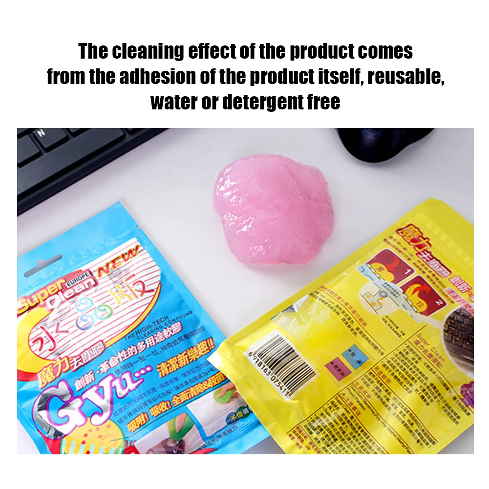 Special Hot Sale Soft Clean Universal Gel Cleaner Putty Car Vent Keypad Cleaning Mud Duster Interior Cleaning Duster Slime
Special Hot Sale Soft Clean Universal Gel Cleaner Putty Car Vent Keypad Cleaning Mud Duster Interior Cleaning Duster Slime