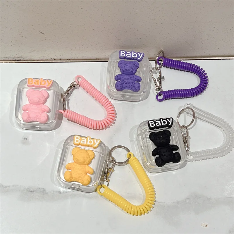 Creative Stereo Baby Cute Bear Case for Apple AirPods 1 2 3 Pro Cases Cover IPhone Bluetooth Earbuds Earphone Air Pod Pods Case
Creative Stereo Baby Cute Bear Case for Apple AirPods 1 2 3 Pro Cases Cover IPhone Bluetooth Earbuds Earphone Air Pod Pods Case