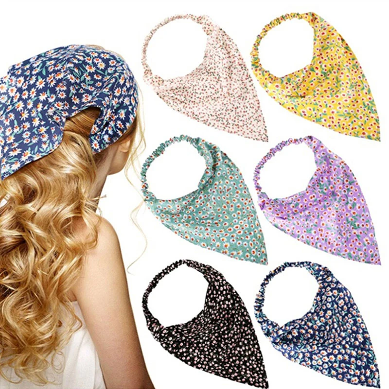 Pastoral Style Floral Headband Bohemia Women Bandana Hair Band Triangle Head Scarf Hair Tie Sweet Soft DIY Hair Accessories
Pastoral Style Floral Headband Bohemia Women Bandana Hair Band Triangle Head Scarf Hair Tie Sweet Soft DIY Hair Accessories