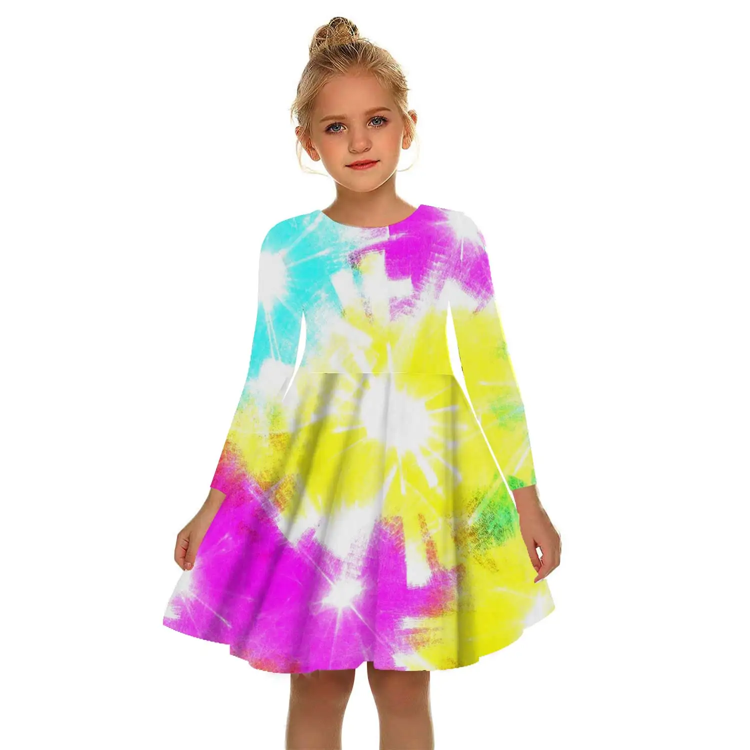 Summer 3D Print Dyeing Dress Girls Music Color Dress White Girl color Dress Irregular Tutu 2-17Y Pink Children Leisure Dresses
Summer 3D Print Dyeing Dress Girls Music Color Dress White Girl color Dress Irregular Tutu 2-17Y Pink Children Leisure Dresses