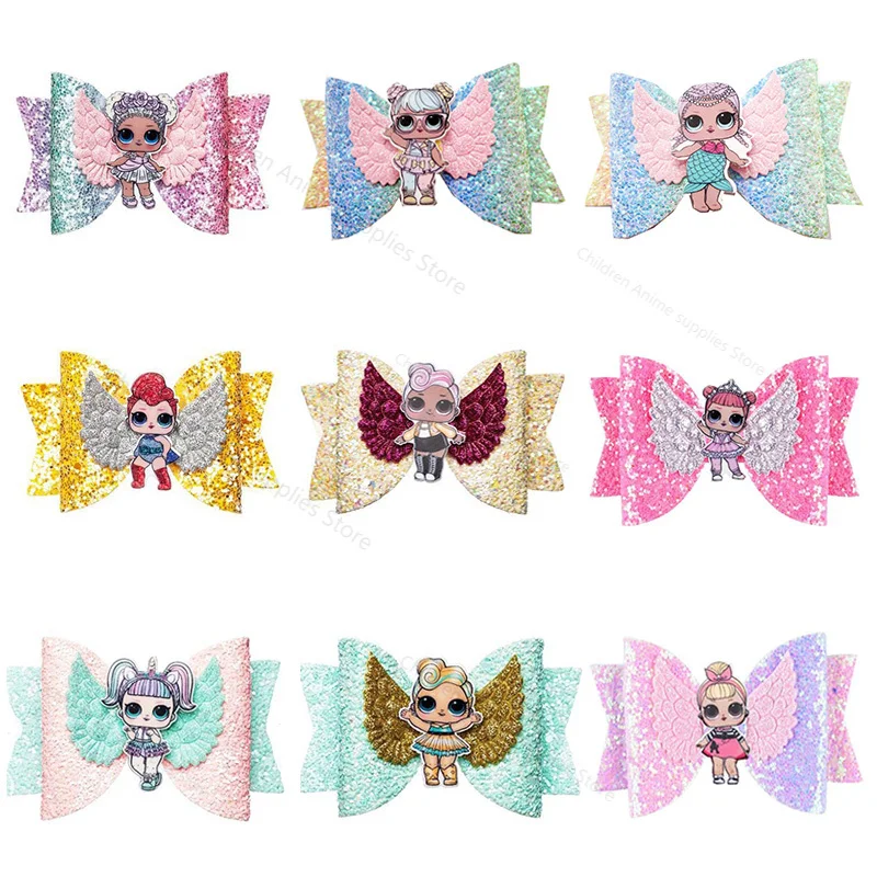 LOL Surprise Dolls Toys Bright Flashing Gradient with Sequins Swallowtail Children's Girls Bow Hair Clip Hair Accessories Gifts
LOL Surprise Dolls Toys Bright Flashing Gradient with Sequins Swallowtail Children's Girls Bow Hair Clip Hair Accessories Gifts