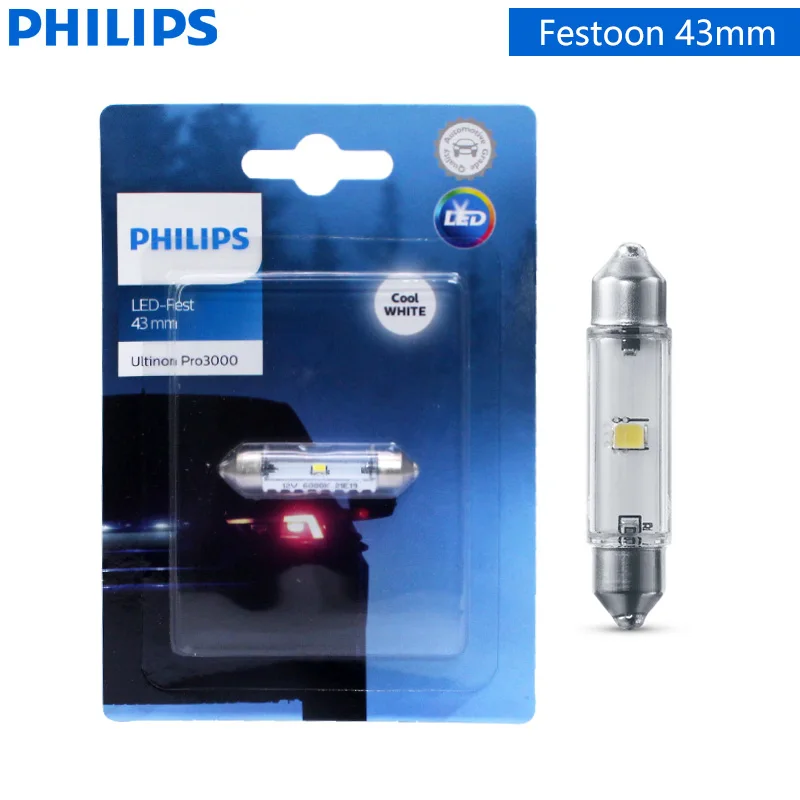 Светодиодная Лампа Philips LED C5W Festoon 30мм 38мм 43мм 6000K, Холодный Белый Свет, Для Внутреннего Освещения Автомобиля
Светодиодная Лампа Philips LED C5W Festoon 30мм 38мм 43мм 6000K, Холодный Белый Свет, Для Внутреннего Освещения Автомобиля