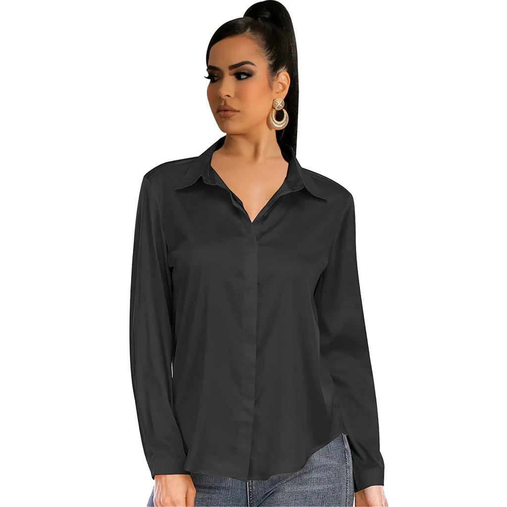 Casual Elegant Women Shirt Female Long Sleeve Tops Girl's Fashion Tees Lady's Shirts
Casual Elegant Women Shirt Female Long Sleeve Tops Girl's Fashion Tees Lady's Shirts