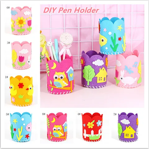 non-woven pen holder children's kindergarten handmade DIY material package non-woven creative three-dimensional school supplies
non-woven pen holder children's kindergarten handmade DIY material package non-woven creative three-dimensional school supplies