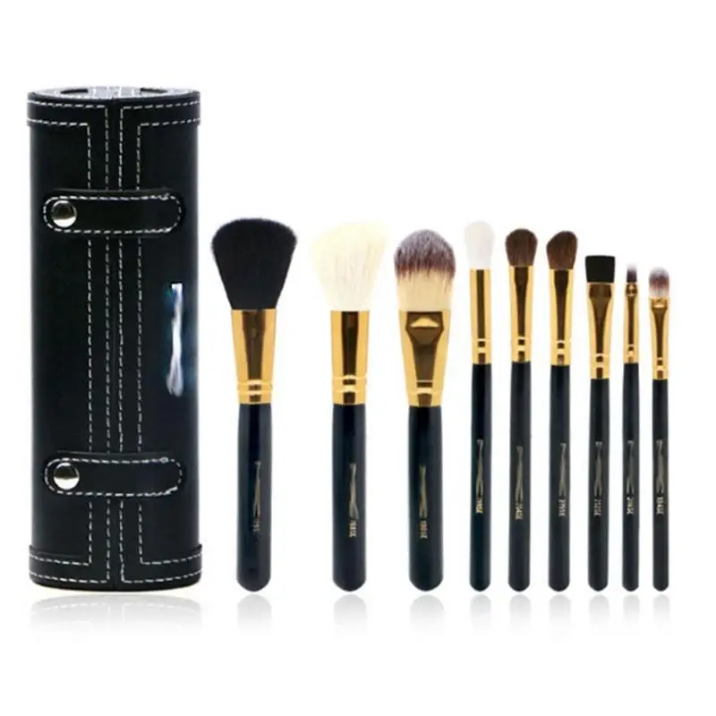 9 cylinder wool makeup brush set Animal hair beginner Full set of brush makeup tools
9 cylinder wool makeup brush set Animal hair beginner Full set of brush makeup tools