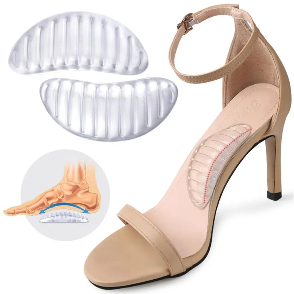 Clear Striped Arch Pad Silicone Insoles Pain Relief Flat Feet Cushion Pads Pain Relief Flat Feet Insoles For Women Professional
Clear Striped Arch Pad Silicone Insoles Pain Relief Flat Feet Cushion Pads Pain Relief Flat Feet Insoles For Women Professional