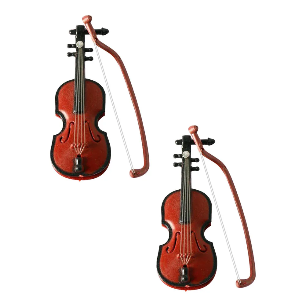 Violin Mini Miniature Furniture Christmas Ornaments Model Instrument Ornament Musical Gift Violinist Adornment Models Favor
Violin Mini Miniature Furniture Christmas Ornaments Model Instrument Ornament Musical Gift Violinist Adornment Models Favor