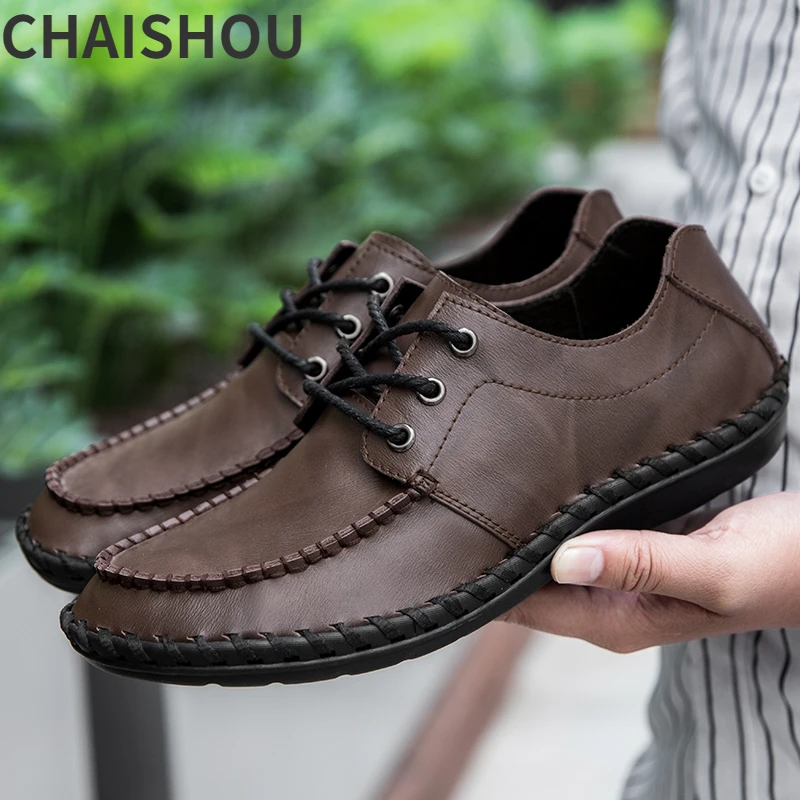 QZ266 Designer Men Soft Leather Shoes British Business lace up Fashion Handmade Male Split Leather Driving Zapatillas Hombre
QZ266 Designer Men Soft Leather Shoes British Business lace up Fashion Handmade Male Split Leather Driving Zapatillas Hombre