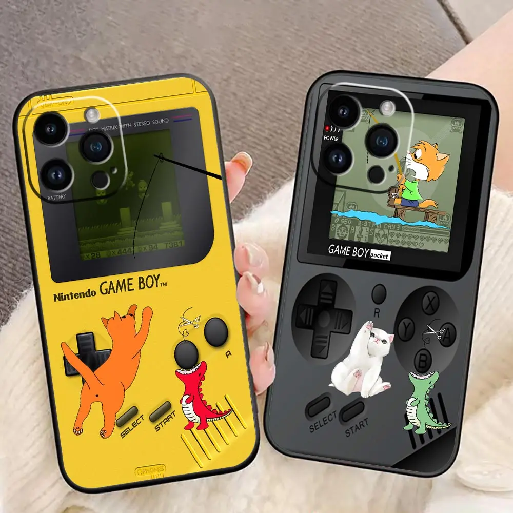 Dinosaur Cat Classic Game-Boy Funda Coque Case For iphone Apple 14 13 12 11 Pro XS Max Mini X XR SE 8 7 6S 6 Plus Case Capa
Dinosaur Cat Classic Game-Boy Funda Coque Case For iphone Apple 14 13 12 11 Pro XS Max Mini X XR SE 8 7 6S 6 Plus Case Capa
