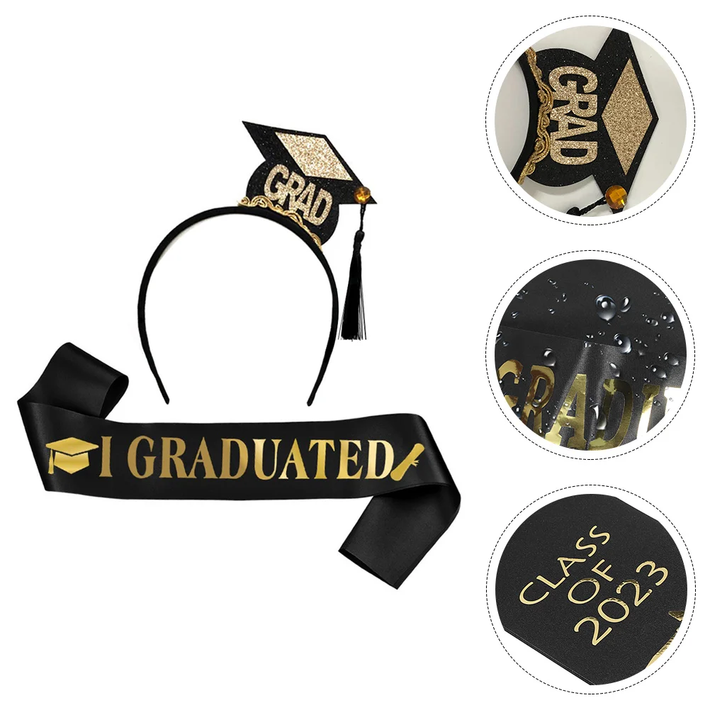 Graduation Sash Headband Party Hat Cap Decorations Grad Classset Favors Satin Supplies Happy Gift Bachelorstole Mini Headbands
Graduation Sash Headband Party Hat Cap Decorations Grad Classset Favors Satin Supplies Happy Gift Bachelorstole Mini Headbands
