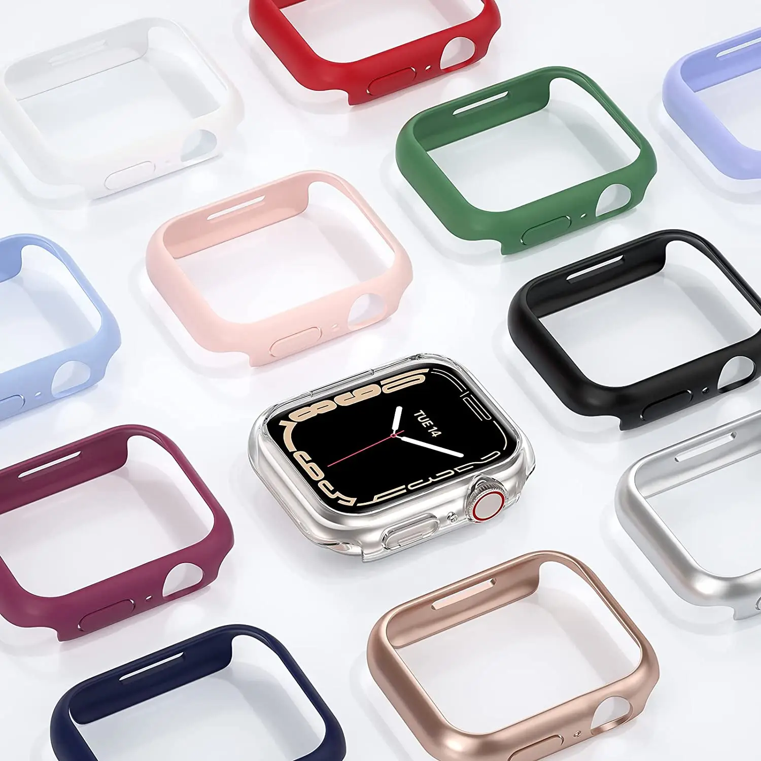 Frosted Hollow Case for Apple Watch Serie 7 SE 6 5 4 3 2, Bumper Frame Shockproof Protective Cover for iWatch 45 41 40 42 44mm
Frosted Hollow Case for Apple Watch Serie 7 SE 6 5 4 3 2, Bumper Frame Shockproof Protective Cover for iWatch 45 41 40 42 44mm