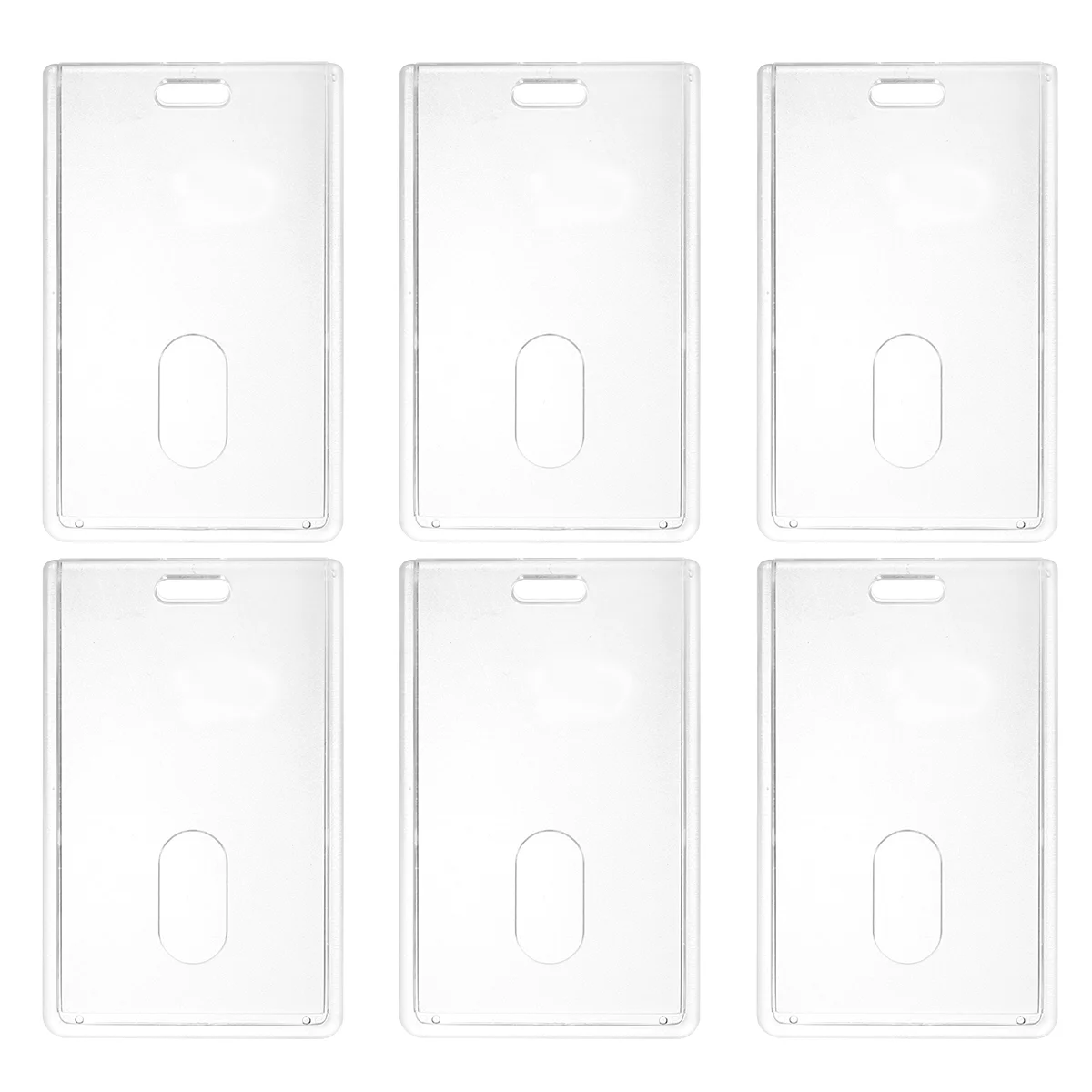 6 Pcs ID Holder Credit Acrylic Name Place Cards Work Permit Badge Business Tags
6 Pcs ID Holder Credit Acrylic Name Place Cards Work Permit Badge Business Tags