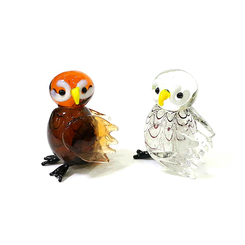 Cute Murano Glass Owl Miniature Figurine Creative Silver Foil Bird Animal Small Statue Ornaments Home Living Room Tabletop Decor
Cute Murano Glass Owl Miniature Figurine Creative Silver Foil Bird Animal Small Statue Ornaments Home Living Room Tabletop Decor