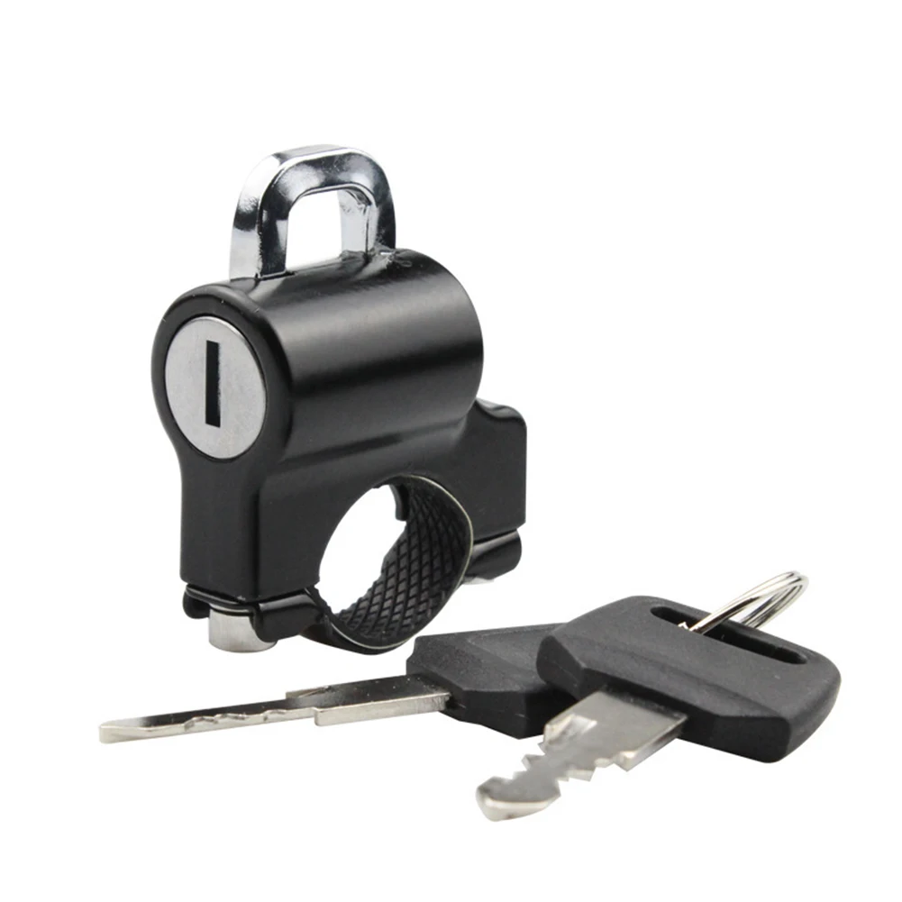 E-Bike Motorcycle Universal Helmet Handlebar Lock Anti-Theft Security Key Lock Waterproof Helmet Lock For 7/8" Round Tubing
E-Bike Motorcycle Universal Helmet Handlebar Lock Anti-Theft Security Key Lock Waterproof Helmet Lock For 7/8" Round Tubing