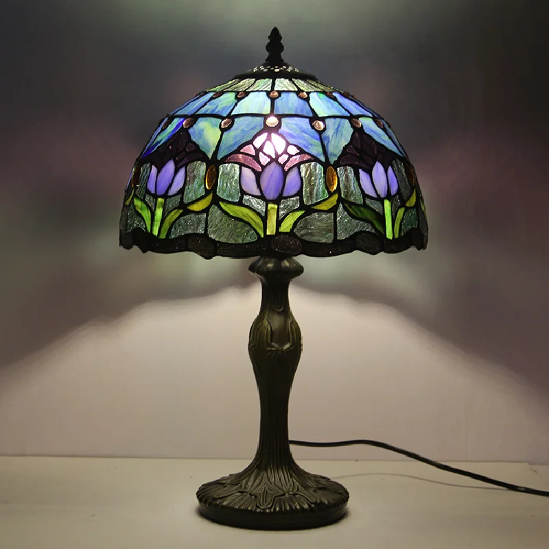 Tiffany Series Led Living Room Dining Room Bedroom Bedside Desk Tulip Decorative Table Lamp Learning Eye Protection Lamp
Tiffany Series Led Living Room Dining Room Bedroom Bedside Desk Tulip Decorative Table Lamp Learning Eye Protection Lamp