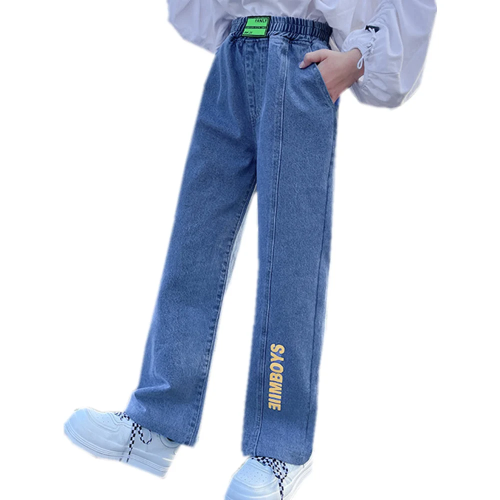 PEKPACH Teen Student Girls Jeans 2022 Spring Hot Sale Denim Pants for Girls 6 8 9 10 12 14 Years Elastic Waist Children Trousers
PEKPACH Teen Student Girls Jeans 2022 Spring Hot Sale Denim Pants for Girls 6 8 9 10 12 14 Years Elastic Waist Children Trousers
