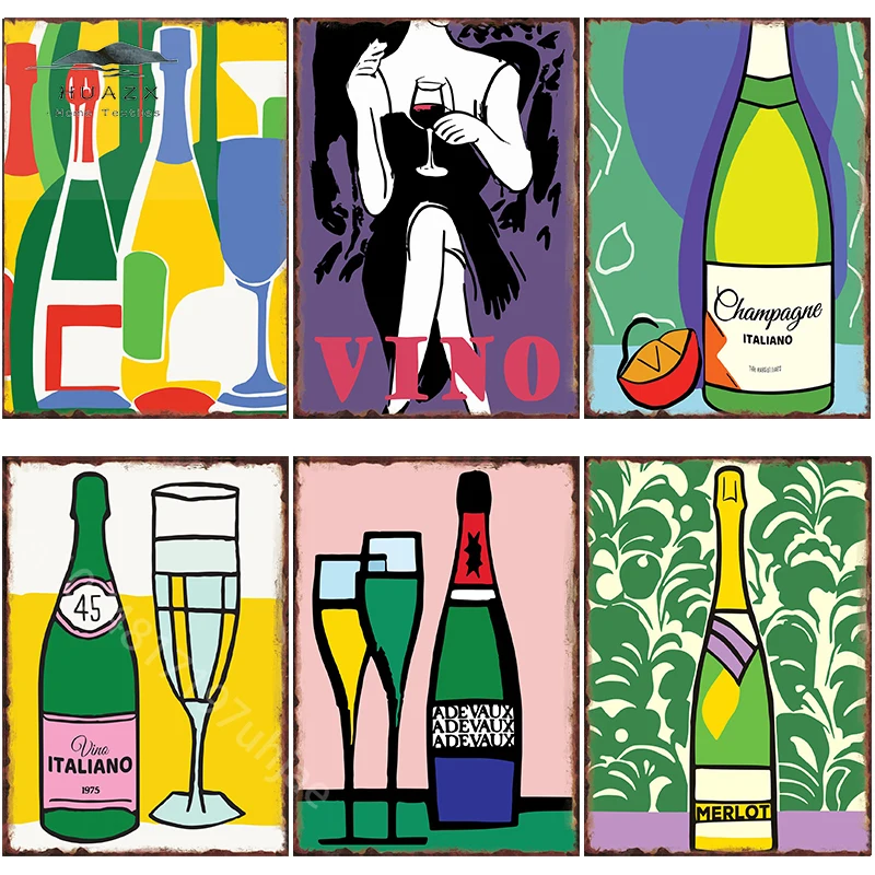 Alcoholic Drink Metal Signs Content Food Pattern for Club Home Shop Restaurant Decor Tin Sign Decorative Plaques Wall Decoration
Alcoholic Drink Metal Signs Content Food Pattern for Club Home Shop Restaurant Decor Tin Sign Decorative Plaques Wall Decoration