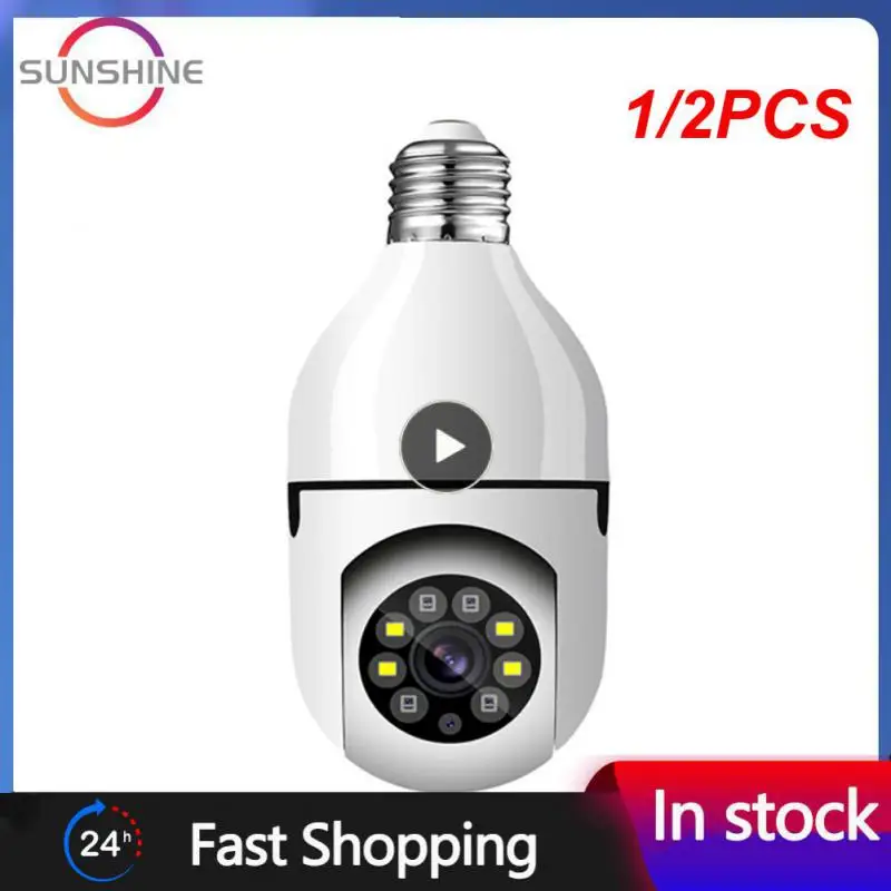 1/2PCS E27 Bulb Wifi Surveillance Camera Indoor 4X Digital Zoom AI Human Detect Full Color Night Vision Wireless Camera Smart
1/2PCS E27 Bulb Wifi Surveillance Camera Indoor 4X Digital Zoom AI Human Detect Full Color Night Vision Wireless Camera Smart