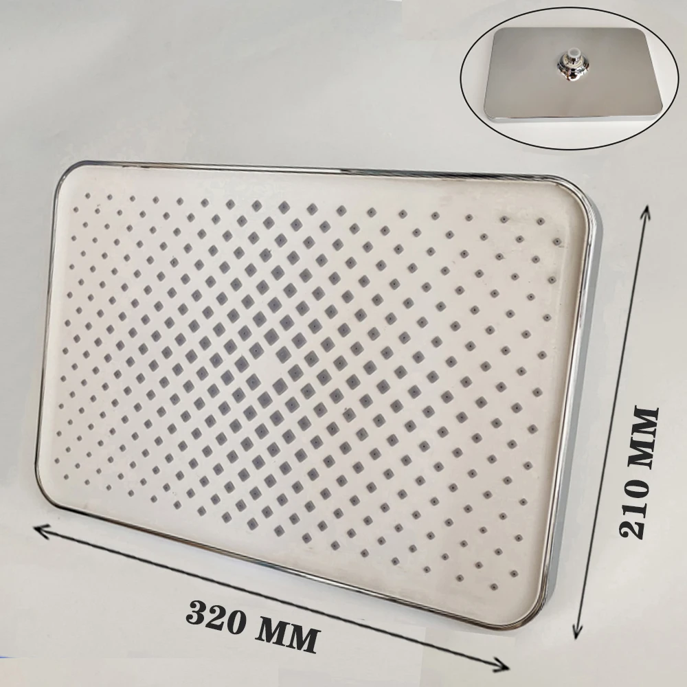 Насадка для душа Rainfall SPA, большая верхняя насадка для душа высокого давления, экономия воды, утолщенная, без инструментов, установка, аксессуары для ванны
Насадка для душа Rainfall SPA, большая верхняя насадка для душа высокого давления, экономия воды, утолщенная, без инструментов, установка, аксессуары для ванны