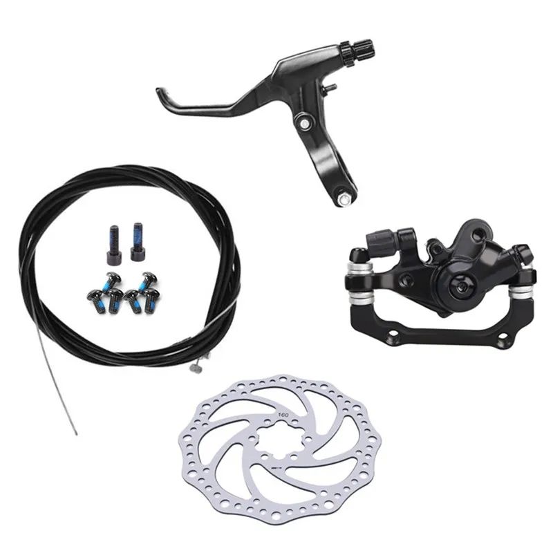 Bicycle Rear Disc Mechanical Brake Mountain Bike Front & Rear Set With 160mm Rotors Built-in Wide Brake Pad Cycling Double Brake
Bicycle Rear Disc Mechanical Brake Mountain Bike Front & Rear Set With 160mm Rotors Built-in Wide Brake Pad Cycling Double Brake